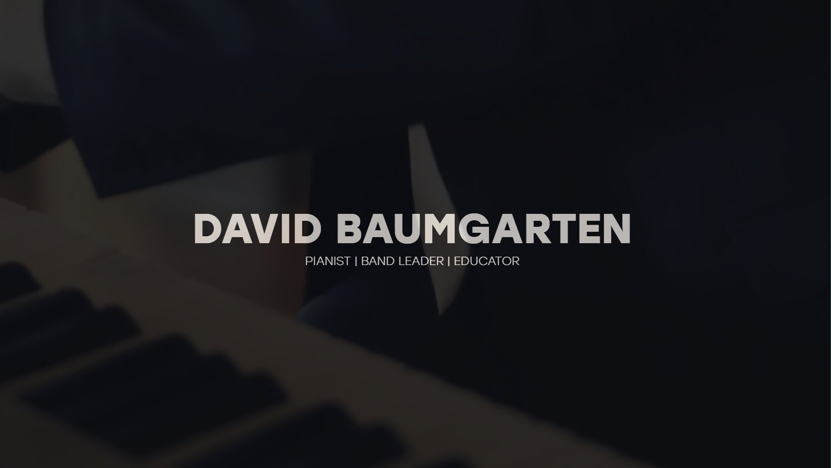 David Baumgarten pijanist stranica